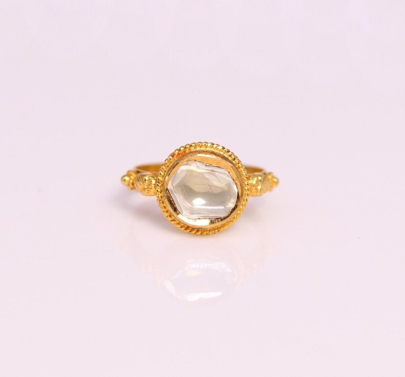 Women 20k Gold Rubine Diamond Ring Wedding Engagement Party Thin Rings -  Walmart.com