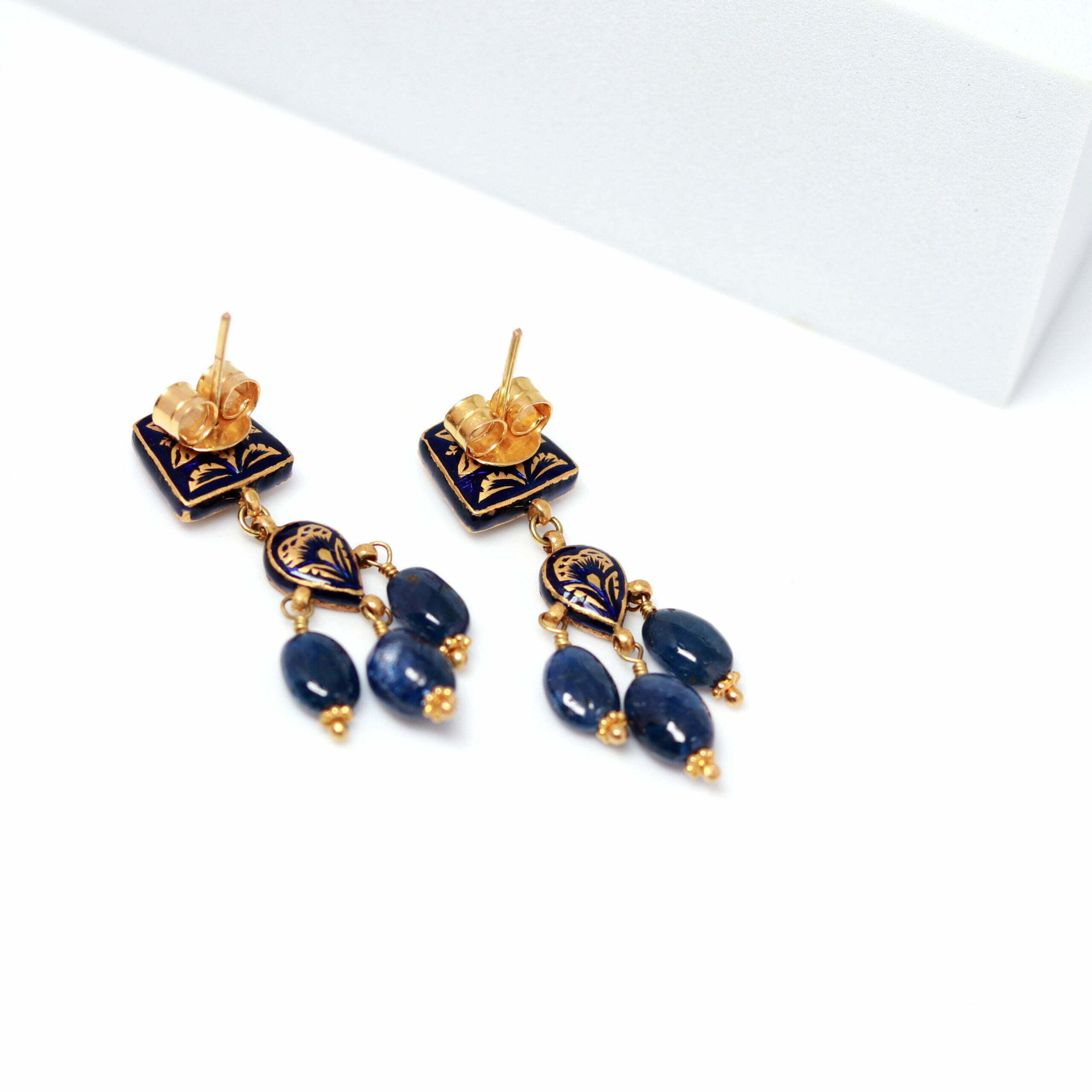 TFC Tropical Multi-Earrings Gold Plated Studs Card