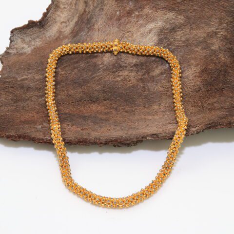 Chain Necklace in 14K Gold with Diamonds