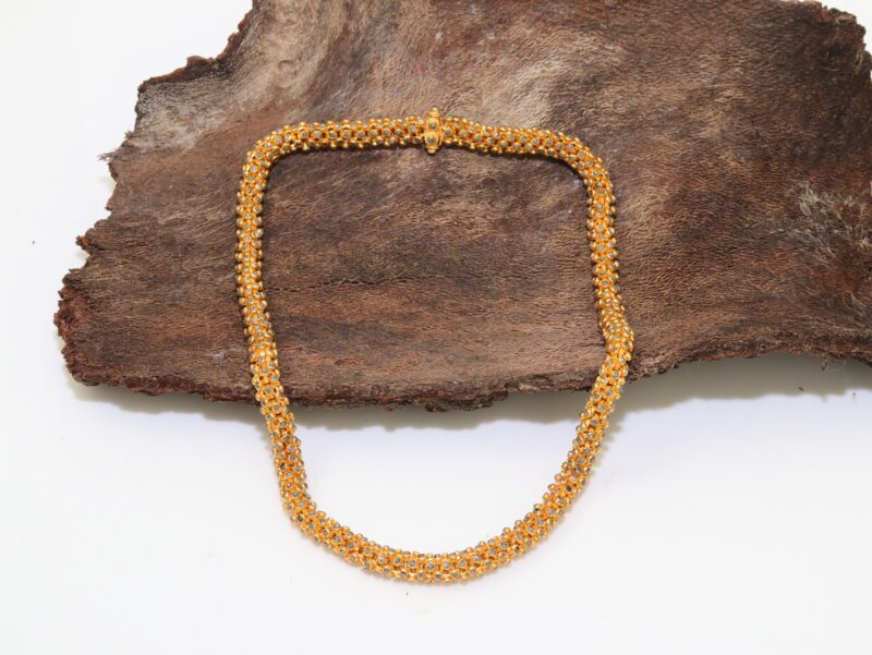 Chain Necklace in 14K Gold with Diamonds