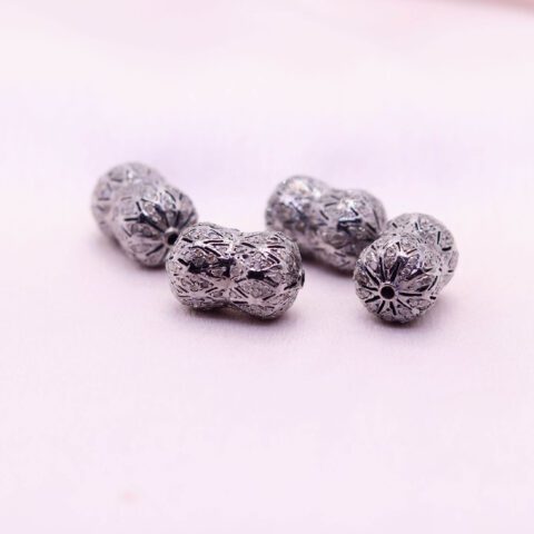 Fancy Shape Beads in Sterling silver Beads