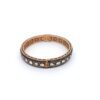 Bangle in 14k Gold and 925 Sterling Silver with Pave and Rosecut Diamonds - Image 3