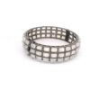Rainbow Moonstone and Pave Diamond Bangle in 925 Sterling Silver - Image 7