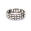 Rainbow Moonstone and Pave Diamond Bangle in 925 Sterling Silver - Image 6