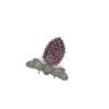 Fly Design Pendant in 925 Sterling Silver with Ruby and Pave Diamonds - Image 5