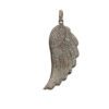 Angel Wings Design Pendant in 925 Sterling Silver with Pave Diamonds - Image 4