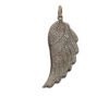 Angel Wings Design Pendant in 925 Sterling Silver with Pave Diamonds - Image 8