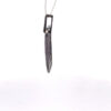 Pendant in 925 Sterling Silver with Baguette and Pave Diamonds - Image 3