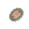 Pendant cum Broach with Quartz, Sapphire, Ruby and Emerald in 14k Gold and 925 Sterling Silver - Image 5