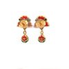 Earrings in 22K Gold with Rosecut Diamonds - Image 4